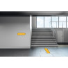 Panneau PVC adhésif antidérapant Circulation obligatoire 100 cm