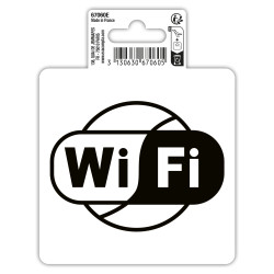 Panneau PVC adhésif antidérapant Wifi 10 cm