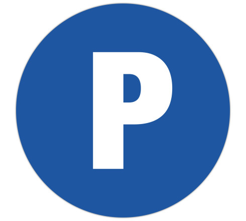 Panneau polypropylène non adhésif Parking privé 30 cm