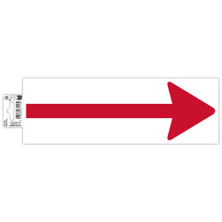 Bande de sol PVC adhésive antidérapante flèche 30 x 10 cm
