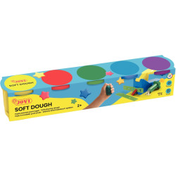 Set de 5 pots de 125 grammes de pâte à jouer blandiver couleurs primai