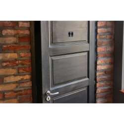 Plaque adhésives imitation aluminiumToilettes dame / homme 7,5x7,5 cm