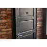 Plaque adhésives imitation aluminiumToilettes dame / homme 7,5x7,5 cm
