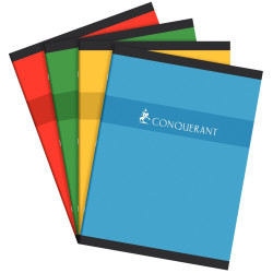 Cahier piqué 192 pages CONQUERANT, format 24x32 cm, seyès, papier 70g