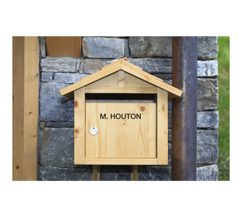 Pochette de lettres adhésives noires A-Z 30 mm