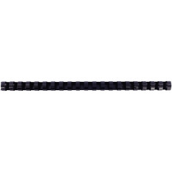 Boîte de 100 reliures plastiques couleur Ø 16mm noir