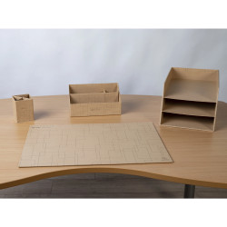 Trieur vertical / porte lettres 3 compartiments carton Eterneco
