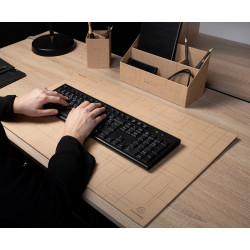 Trieur vertical / porte lettres 3 compartiments carton Eterneco