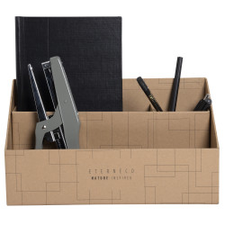 Trieur vertical / porte lettres 3 compartiments carton Eterneco