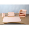 Trieur vertical / porte lettres 3 compartiments carton Aquarel