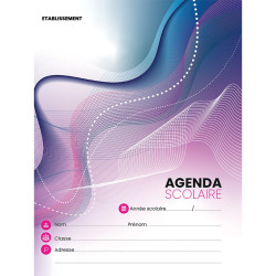 Agenda scolaire 17x22cm 80pages