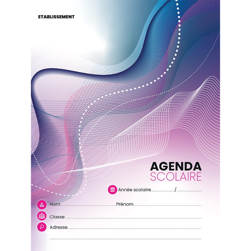 Agenda scolaire 17x22cm 80pages