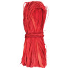 Pelote de 50 g de raphia végétal rouge