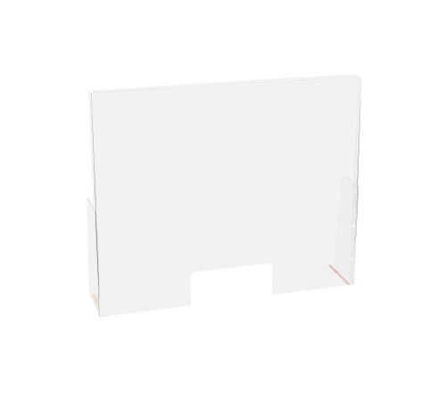 Exacompta - réf. 80458D - ExaScreen Barrière de protection contre les éternuements et les postillons - Vitrine Pare-haleine o