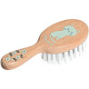 Brosse à cheveux en bois pour poupée