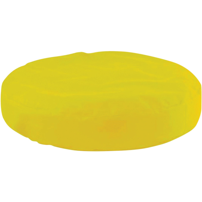 Coussin diamètre 40 x 10cm jaune