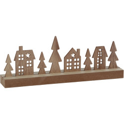 Centre de table Noël en bois