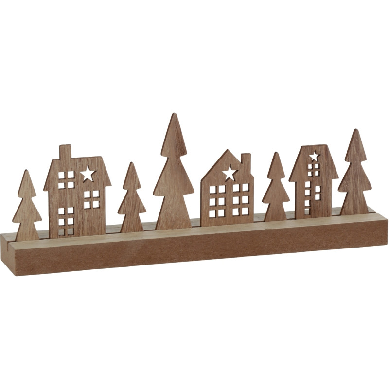 Centre de table Noël en bois