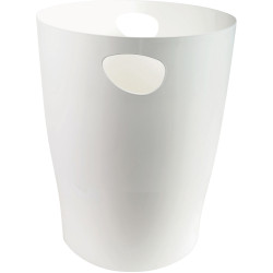 Corbeille à papier Ecobin 15litres Autentik blanc