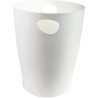 Corbeille à papier Ecobin 15litres Autentik blanc