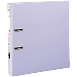 Classeur à levier PREM'TOUCH format A4+, dos 8 cm, lilas