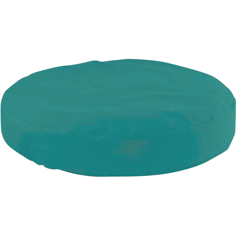 Coussin diamètre 40x10cm bleu canard