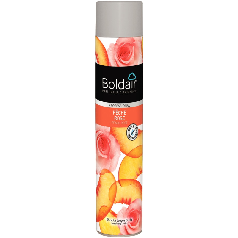 Aérosol 750ml désodorisant BOLDAIR pêche
