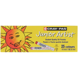Boîte de 25 pastels à l'huile Cray-Pas assorties