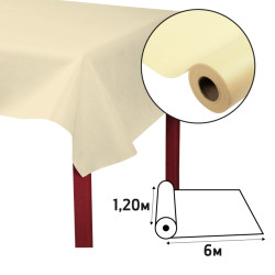 Nappe en rouleau spunbond, indéchirable et épongeable - 6x1,20m