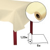 Nappe en rouleau spunbond, indéchirable et épongeable - 6x1,20m