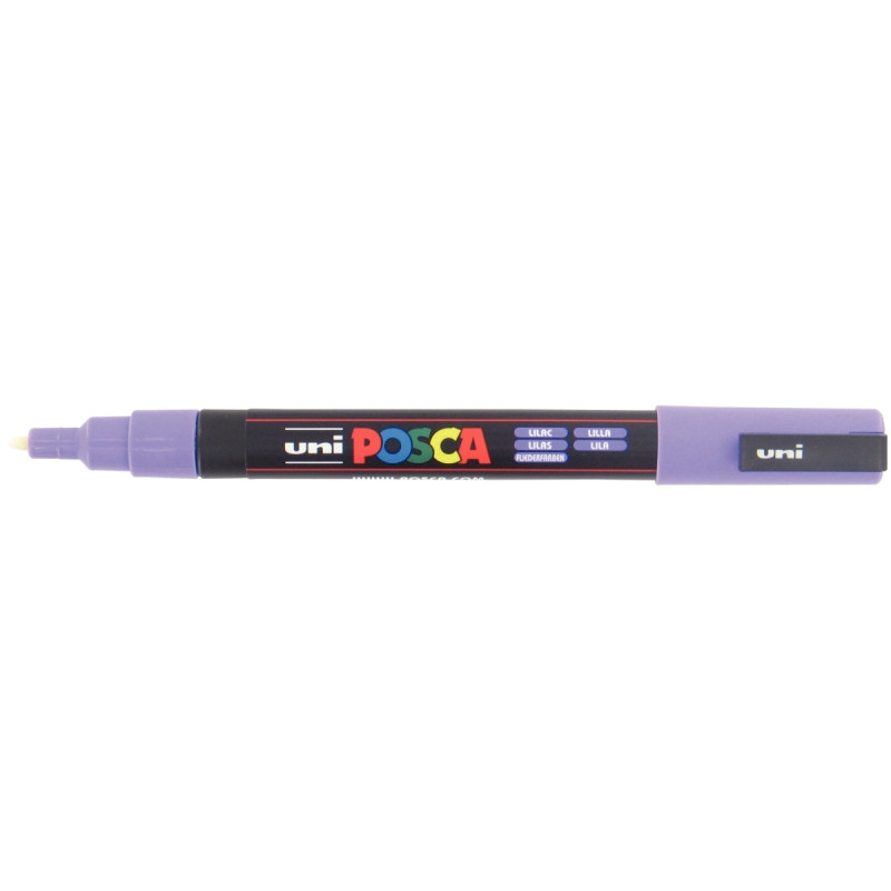 Marqueur Posca pointe fine ogive lilas