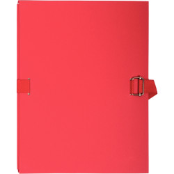 Chemise extensible toilée, rouge