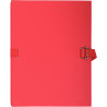 Chemise extensible toilée, rouge
