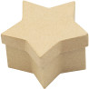 Lot de 10 boîtes forme étoile en carton