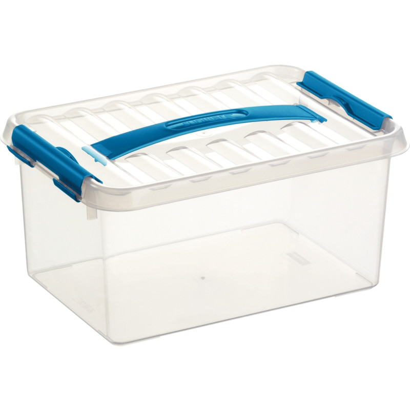 Boite de rangement QLINE 6L transparente