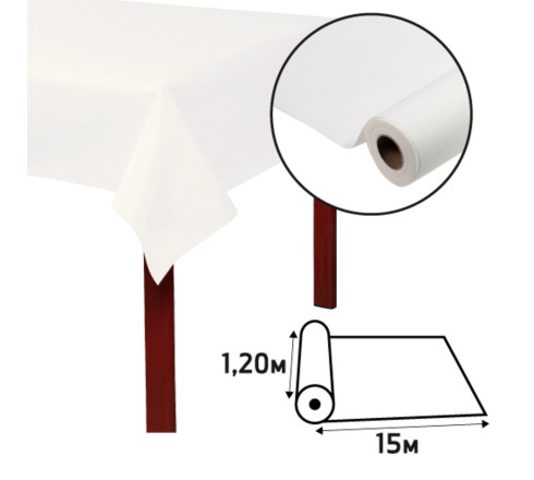 Nappe en rouleau papier non tissé Airlaid - 15x1,20m