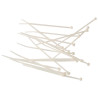 Paquet de 250 scellés nylon blanc 10cm