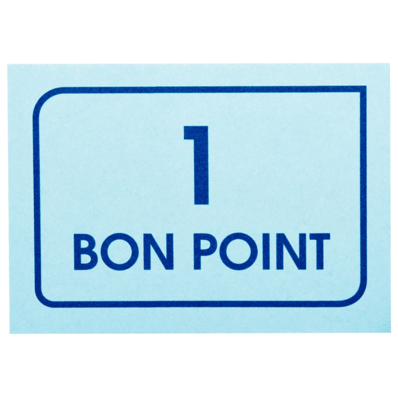 Paquet de 20 planches de 50 bons points