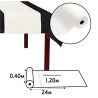 Tête-à-tête en rouleau non tissés Airlaid - 24x0,40m