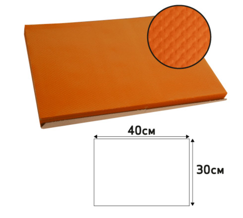 Barquette de 500 sets de table papier Tiss Lack, unis - Format 30x40 cm