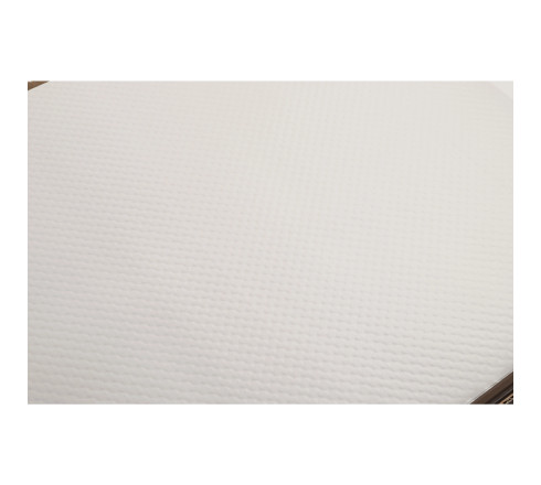 Barquette de 500 sets de table papier gaufré glacé Tiss Lack uni- Format 30X40 cm - Couleur blanc.