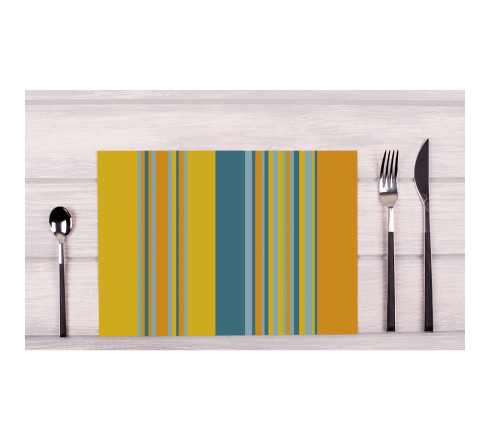 Barquette de 500 sets de table papier gaufré, Canard - Format 30x40cm