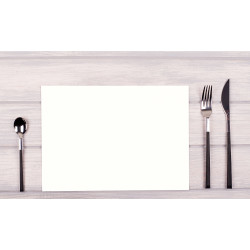 Barquette de 100 sets de table spundbond, unis - Format 30x40cm