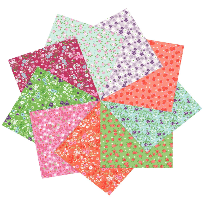 Pochette de 60 feuilles Origami Liberty format 20 x 20 cm