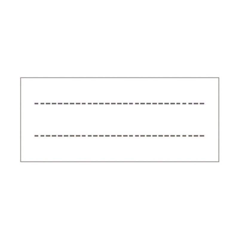 Paquet de 100 étiquettes pour protège-cahiers, format 2,5 x 6 cm