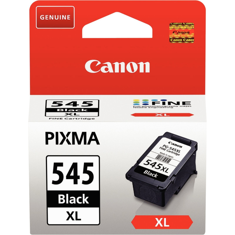 Canon 545XL cartouche jet d'encre noire haute capacité authentique (PG