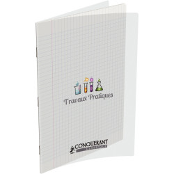 Cahier de travaux pratiques 96 pages CONQUERANT, format 24x32 cm, seyè