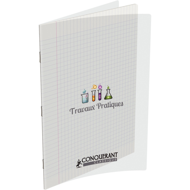 Cahier de travaux pratiques 96 pages CONQUERANT, format 24x32 cm, seyè