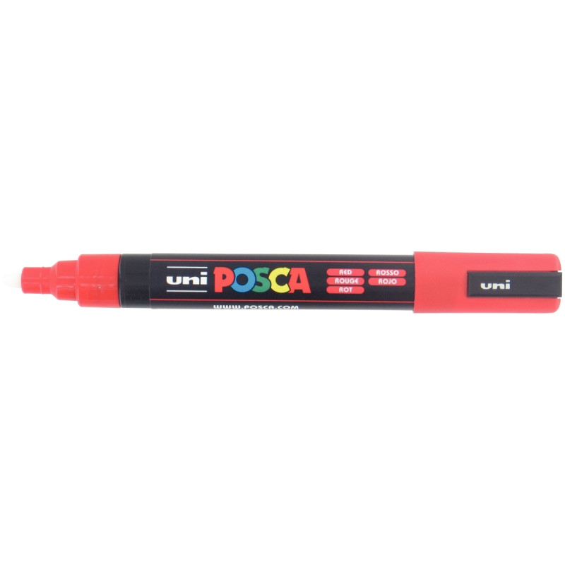 Marqueur Posca pointe moyenne ogive rouge