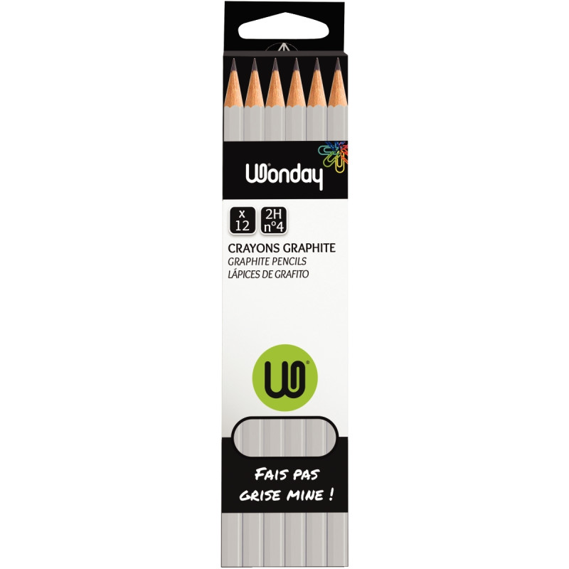 Boîte de 12 crayons graphite standard 2H